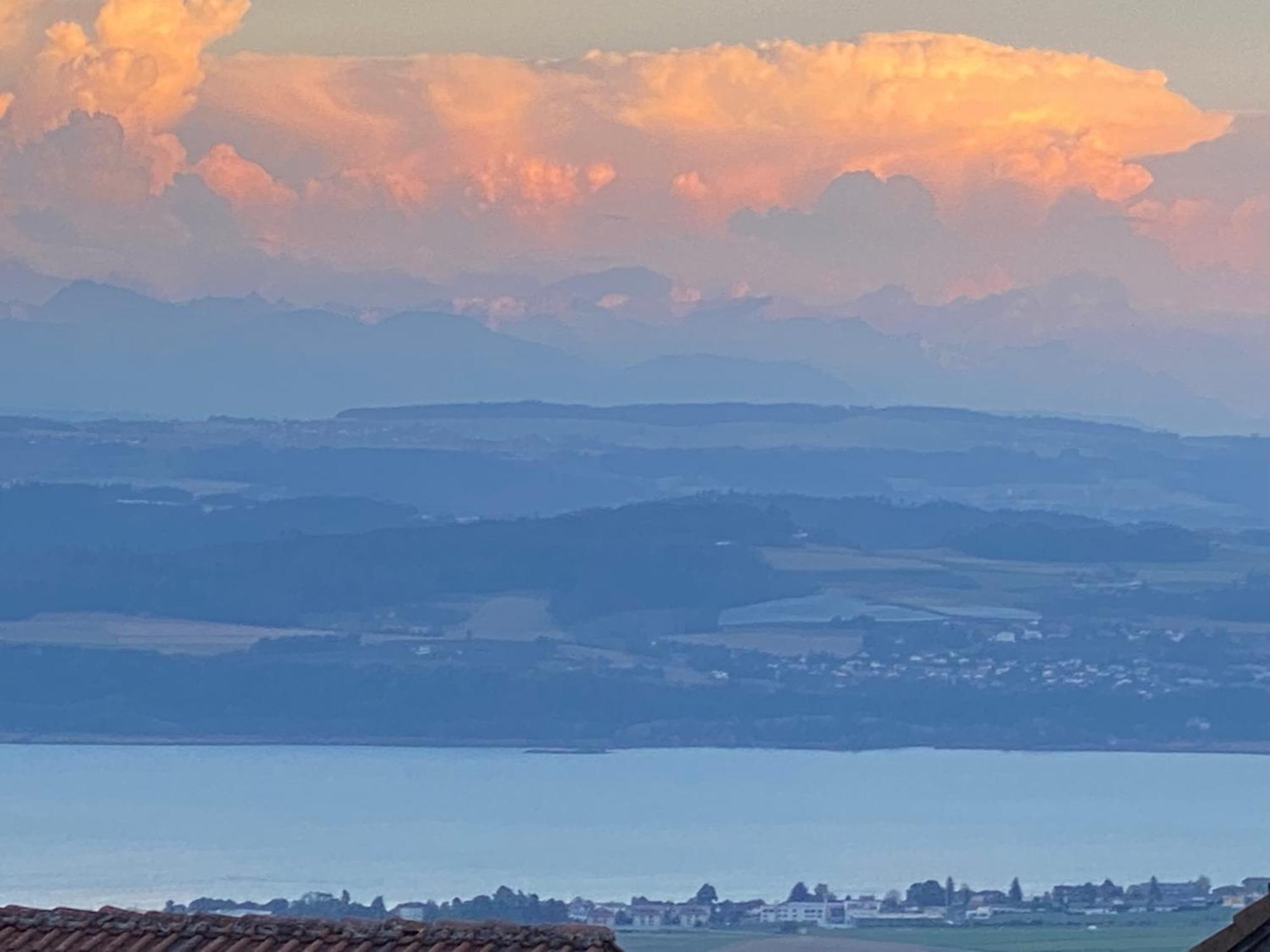 Tevenon Vue Panoramique Alpes-Lac Grandevent Dış mekan fotoğraf